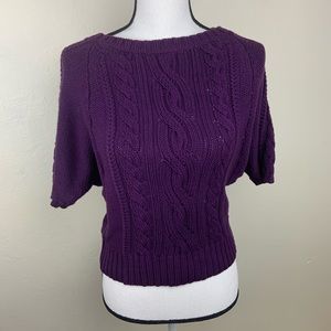 Ann Taylor loft purple color sz xsp sweater tee